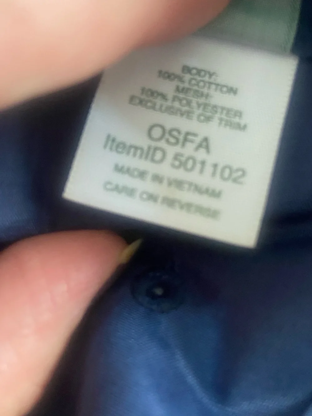 L.L. Bean Kids Navy, Pink & Gray 'OUTDOORS' Mesh Baseball Cap